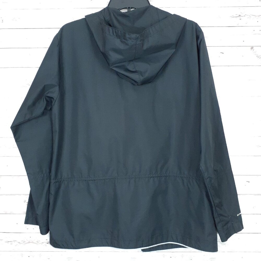 Nike Womens Clima fit Windbreaker Jacket M 8-10 Full Zip Black 616 - Picture 3 of 7